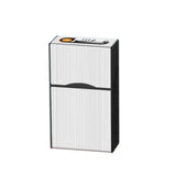Boite Cigarette Briquet Intégré Argent