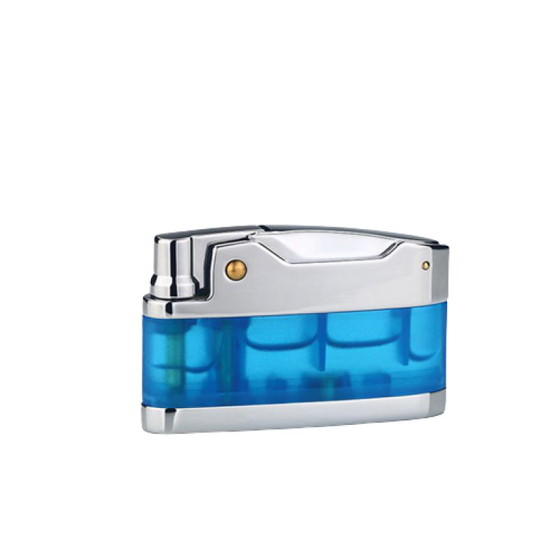 Briquet De Bureau Décoratif En Métal – Rechargeable, Allumage Par Poussée, 4 Flammes, Butane (non Inclus) – Idéal Maison, Bureau, Cadeau - 3