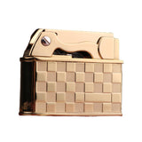 Briquet De Table Essence Carreaux Or