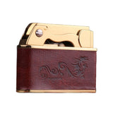 Briquet De Table Essence Cuir Marron