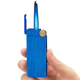Briquet Extra Plat Bleu