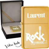 Gravure Sur Briquet Or