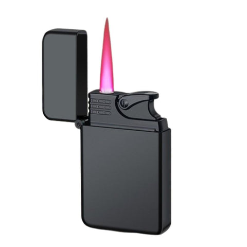 Briquet Tempête Jet Flamme Réglable - Rechargeable Au Butane - Flamme 1300°C - Coupe-Vent Pour Barbecue, Camping, Bougies - 6